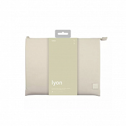Чехол Uniq LYON RPET fabric Laptop sleeve (snug-fit) для ноутбуков 14", бежевый