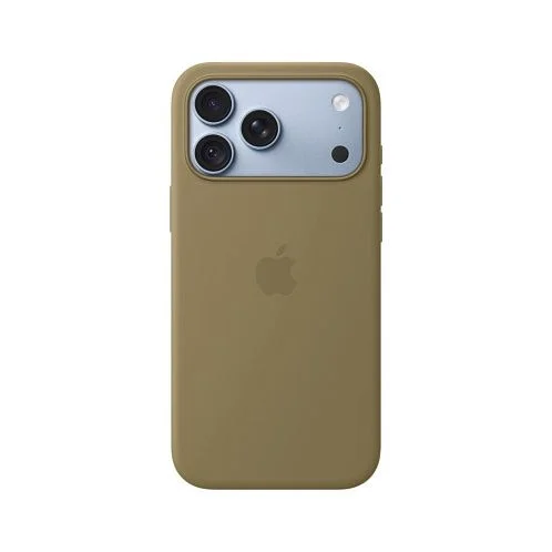 Чехол Apple Silicone Case для iPhone 18 Pro Max, MagSafe, силикон, оливковый / olive