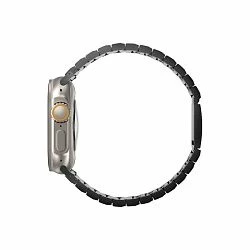 Ремешок Uniq Strova MAG для Apple Watch 49/45/44/42 mm, стальной, cеребро