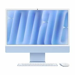 iMac 24" Retina 4,5K, (M4 10C CPU, 10C GPU, 2024), 16 ГБ, 512 ГБ SSD, голубой