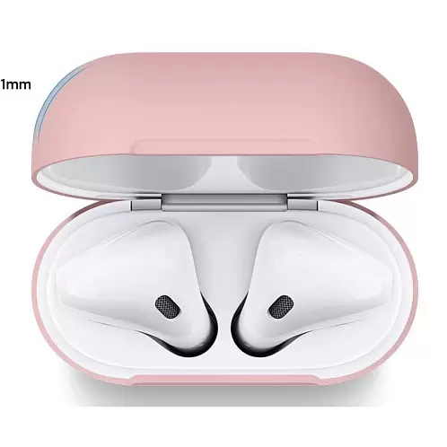 Чехол Elago Slim case для AirPods Gen 1 & 2, силикон, розовый