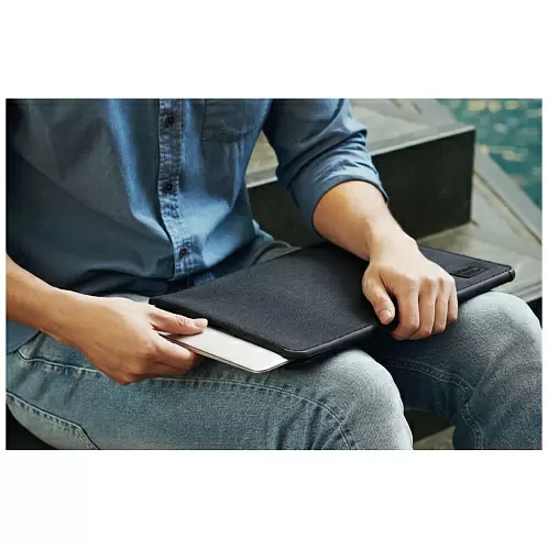 Чехол Uniq DFender Sleeve Kanvas для Macbook Pro 13" / Pro 14", синий