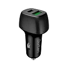 Автомобильное зарядное устойство Dorten 2-Port USB 36W Car Quick Charger QC3.0+PD3.0, черный