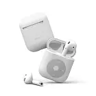 Чехол Elago AW6 Music player case для AirPods Gen 1 & 2, силикон, белый