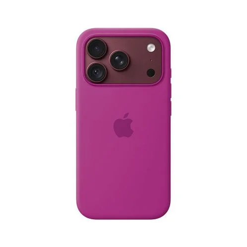 Чехол Apple Silicone Case для iPhone 18 Pro, MagSafe, силикон, маджента / magenta