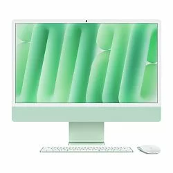 iMac 24" Retina 4,5K, (M4 10C CPU, 10C GPU, 2024), 16 ГБ, 256 ГБ SSD, зеленый