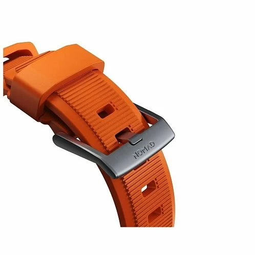 Ремешок Nomad Rugged Strap для Apple Watch 49/45/44/42 мм, силикон, оранжевый