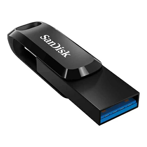 Флеш-накопитель SanDisk Ultra Dual Drive Go, 256 Гб, USB Type-C, черный