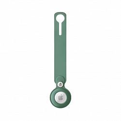 Чехол uBear Touch Case для Apple AirTag, силиконовый, зеленый