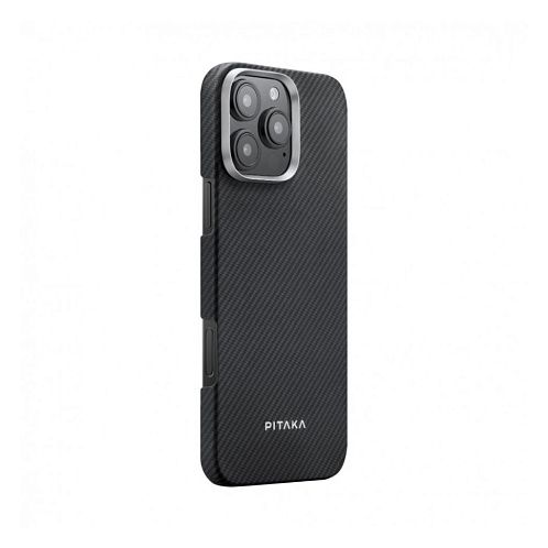 Чехол Pitaka Ultra-Slim Cace для iPhone 16 Pro Max, арамидное волокно, черный