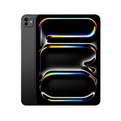 iPad Pro 11" (M4, 2024), Wi-Fi + Cellular, 2 Тб, нанотекстурное стекло, "черный космос"