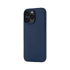 Чехол uBear Touch Mag Case для iPhone 16 Pro Max, силикон, софт-тач, темно-синий